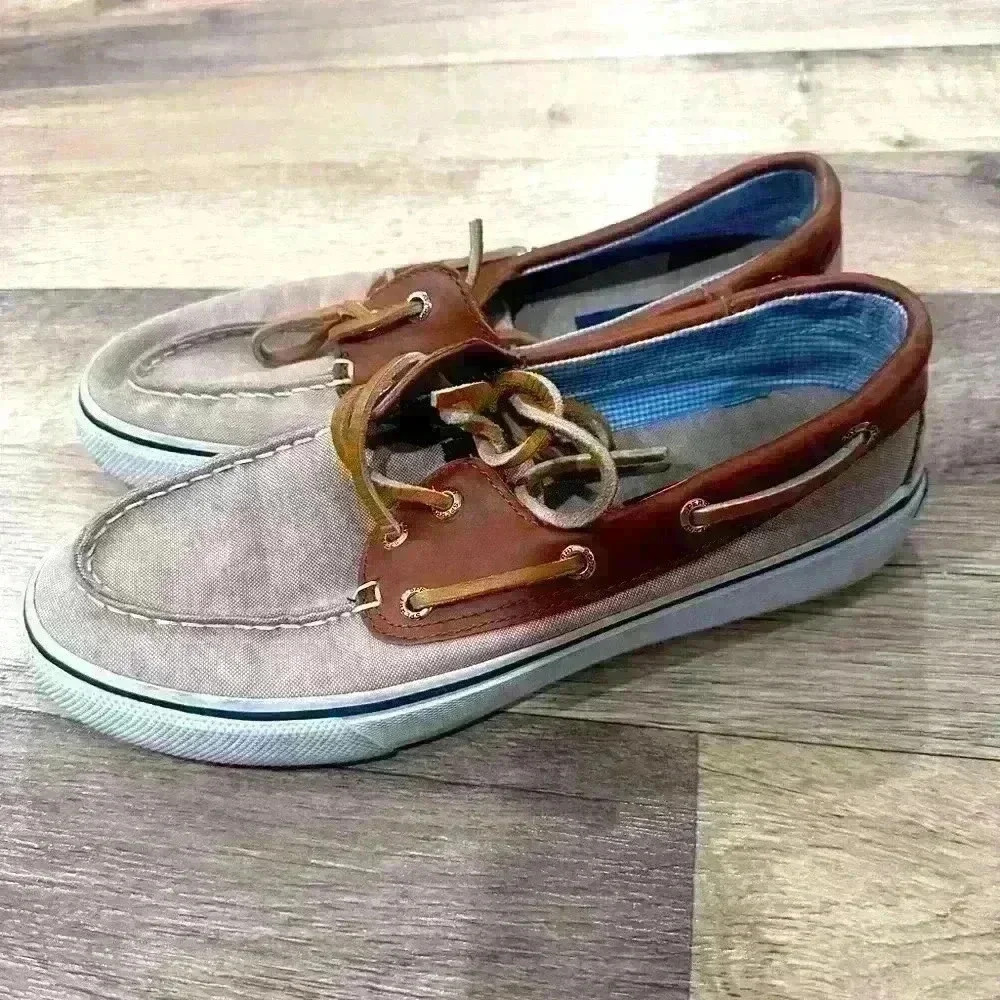 Sperry Bahama 2 Eye Boat Shoes size 8